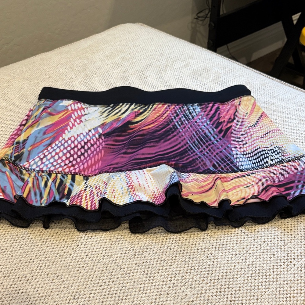 Colorful Ruffled Skirt